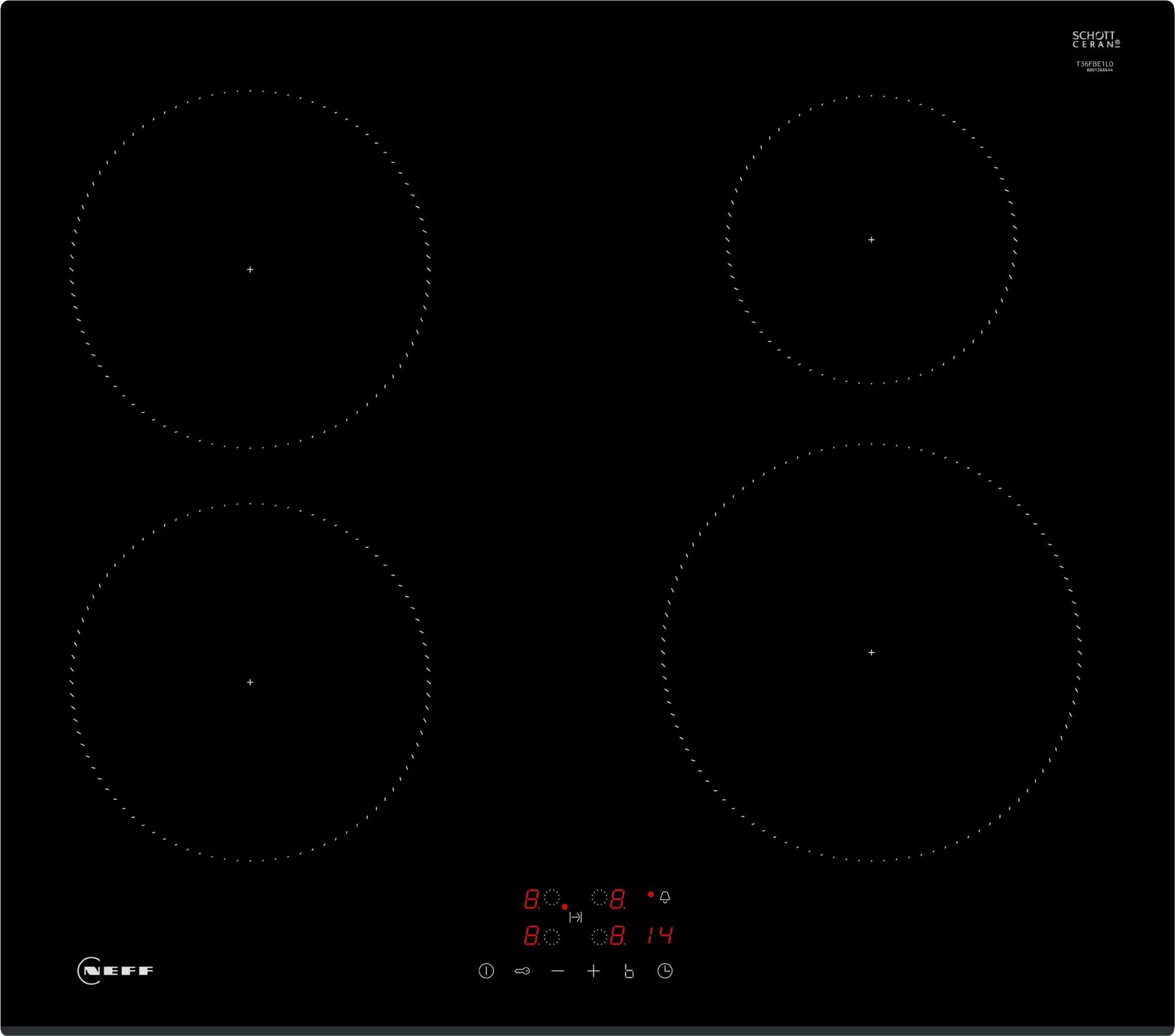 Neff T36FBE1L0 Induction Hob - Bl