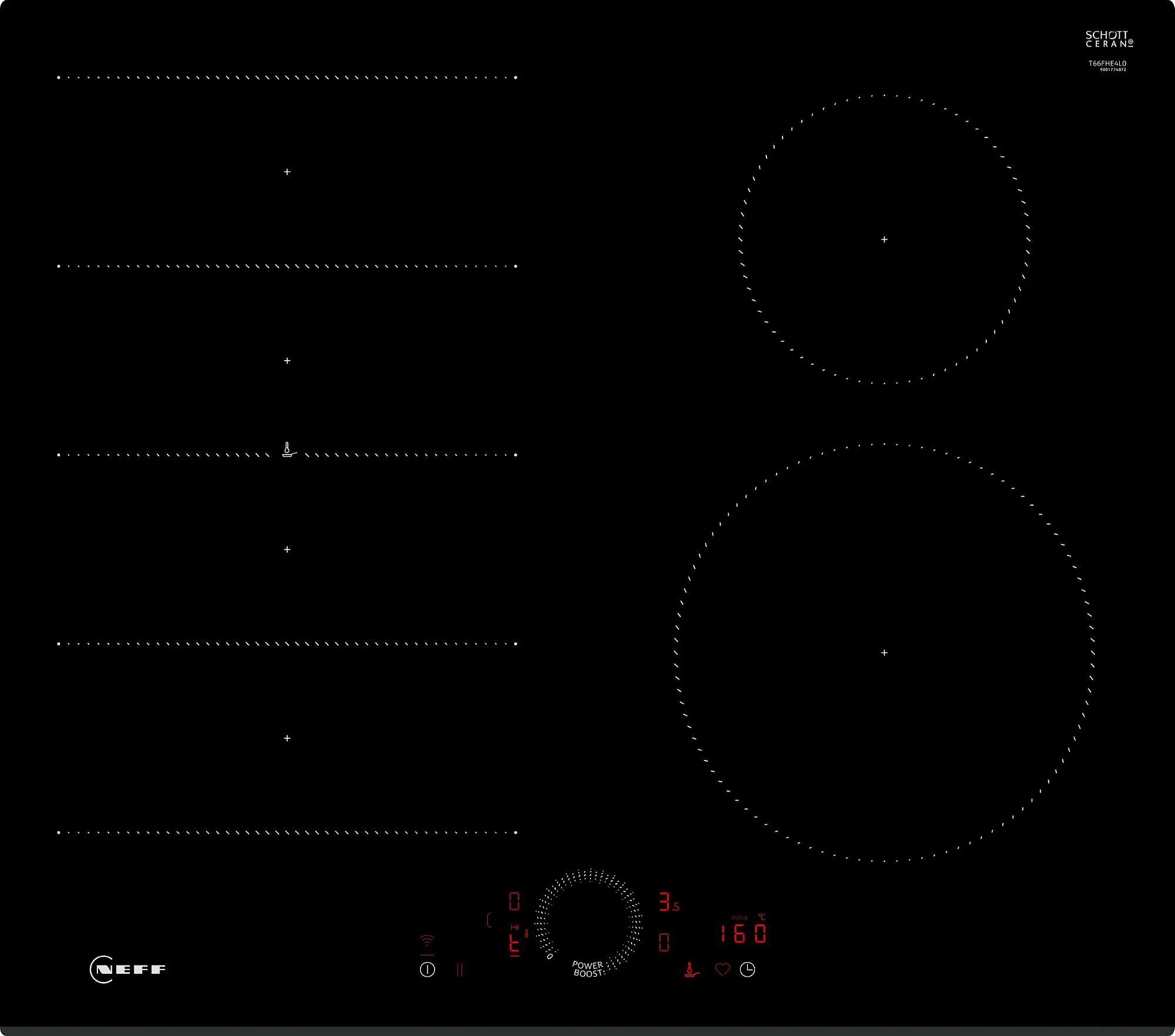 Neff T66FHE4L0 Induction Hob - Bl